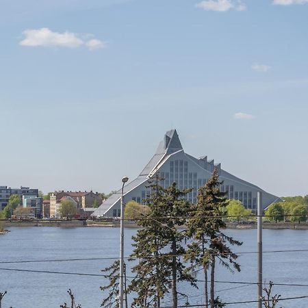 Cosy Studio With River View Riga Exteriér fotografie