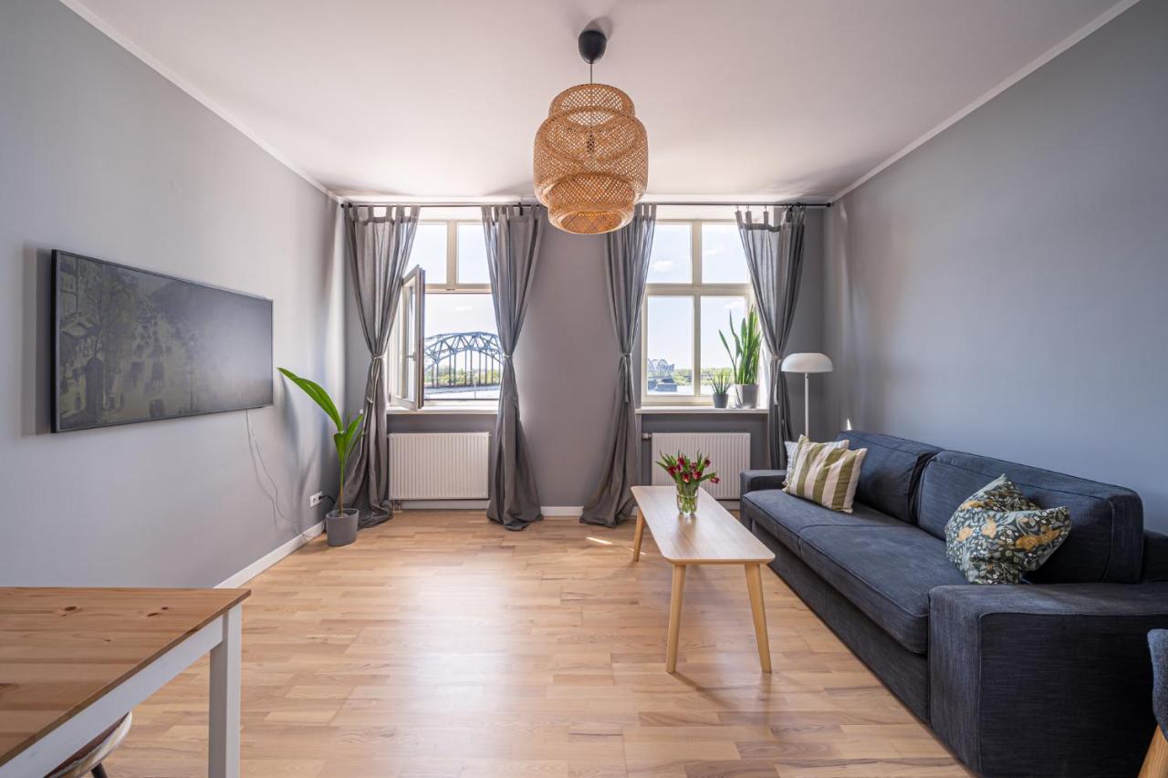 Cosy Studio With River View Riga Exteriér fotografie